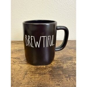 Black Rae Dunn BREWTIFUL Mug